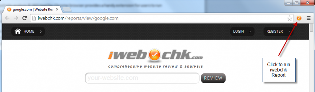 Chrome Extension toolbar view